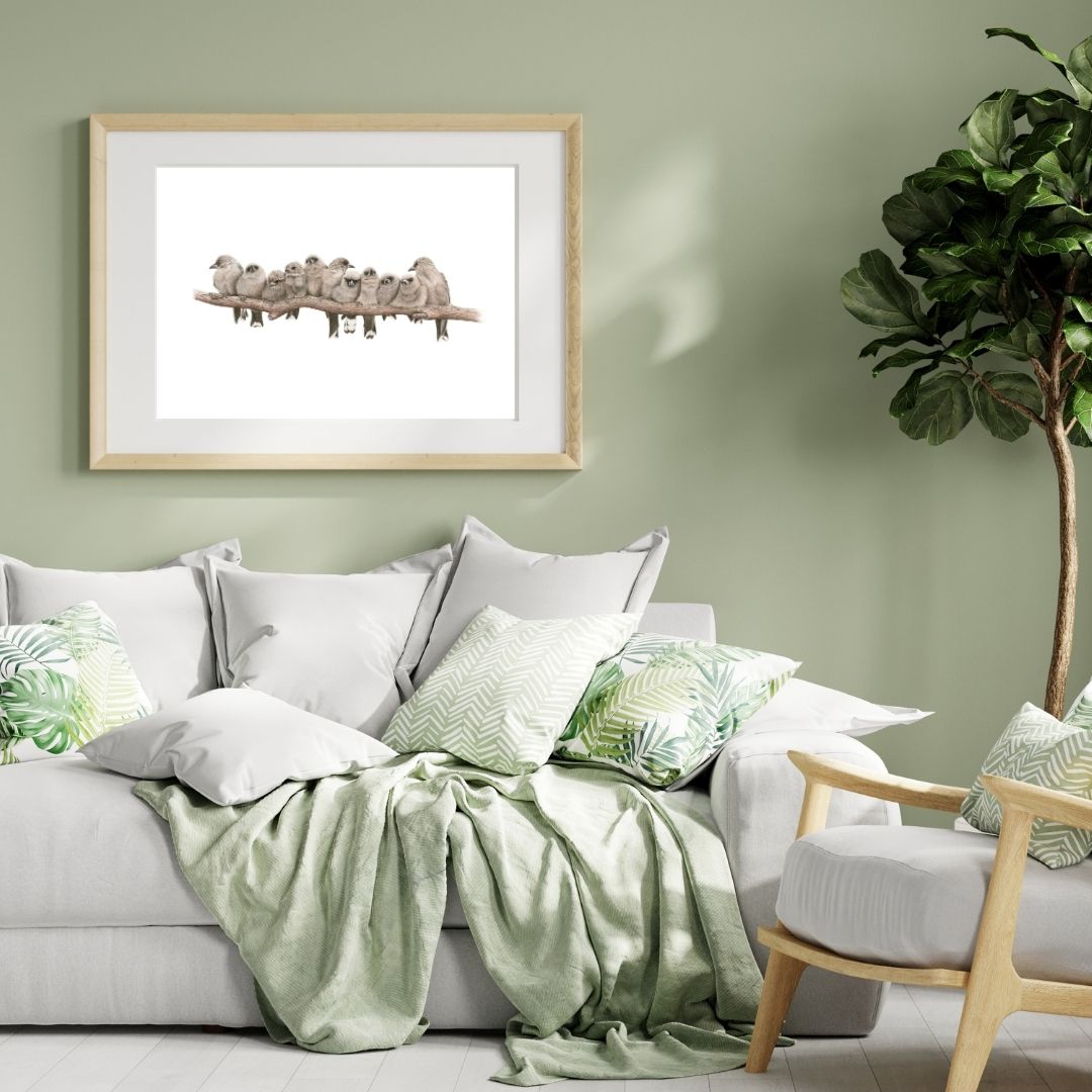 Dusky Woodswallows (Limited Edition Print) - Image 3